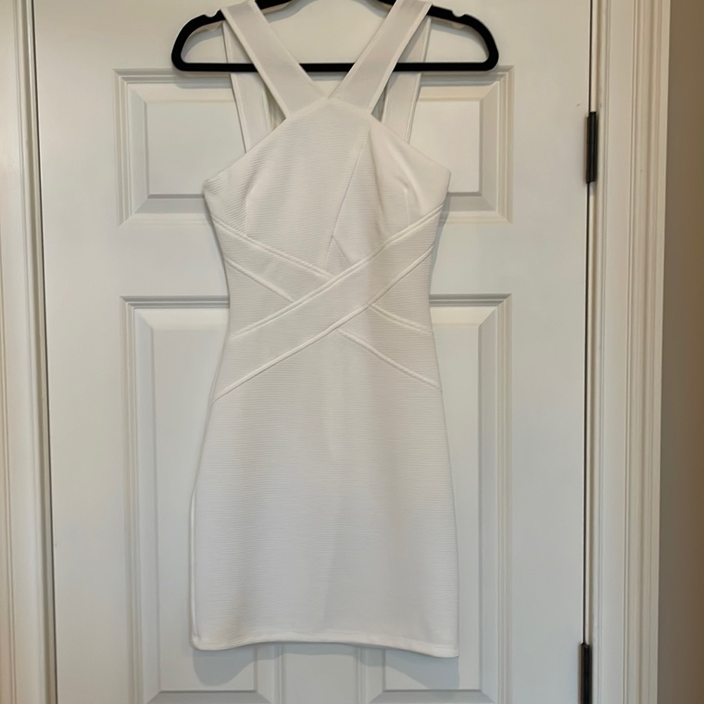 White Bandage Mini Dress
